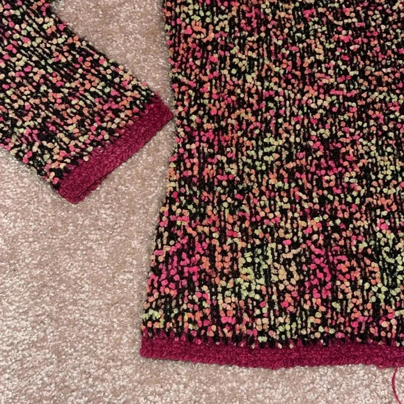 Talbots Knit Multicolor Cardigan - Small Petite. FF - Picture 4 of 5